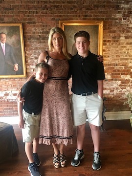 Ms. Ochojski, Tyler and Noah